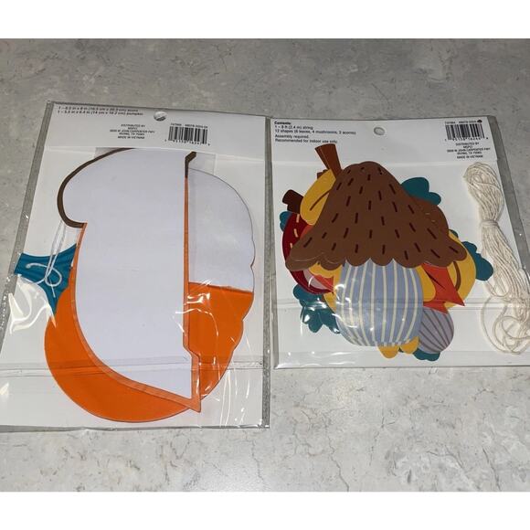 Celebrate It Thanksgiving Paper Banner/honeycombs Thanksgiving Fall Decor NIP - Picture 4 of 4